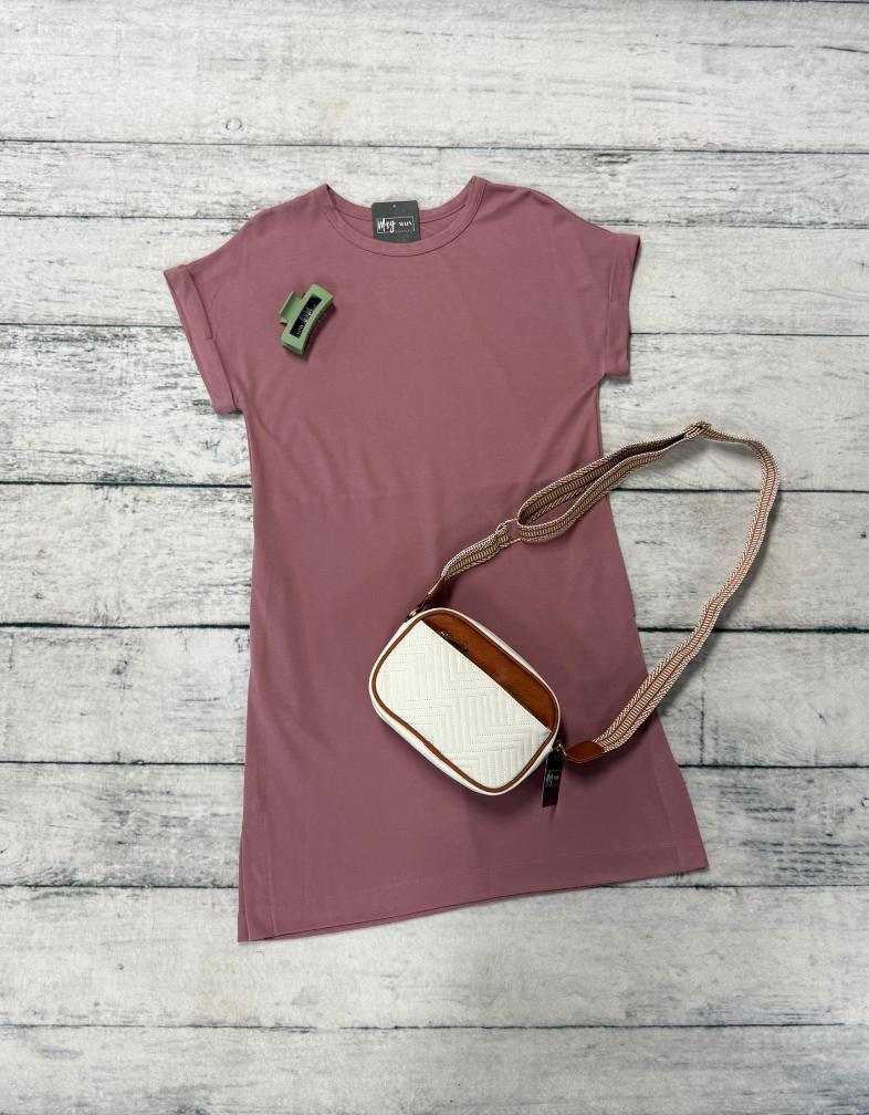 Marsala Simple Dress