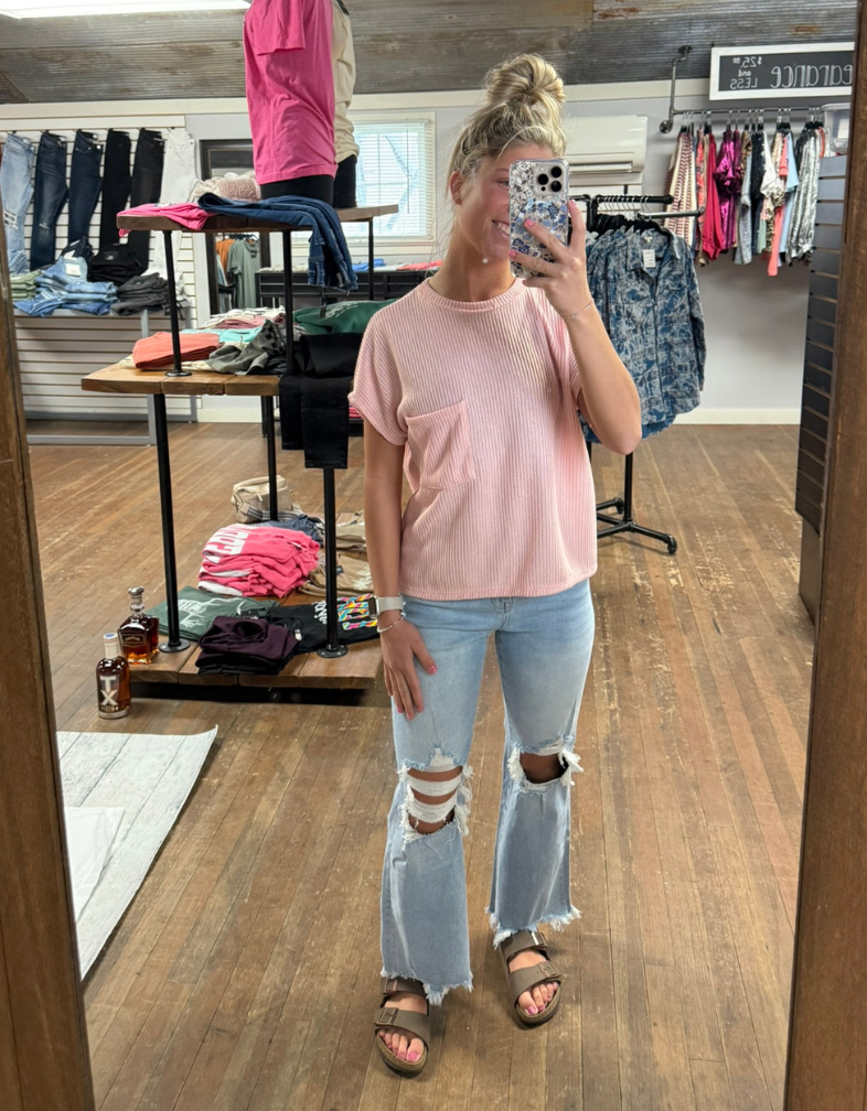 Bennie Blush Top