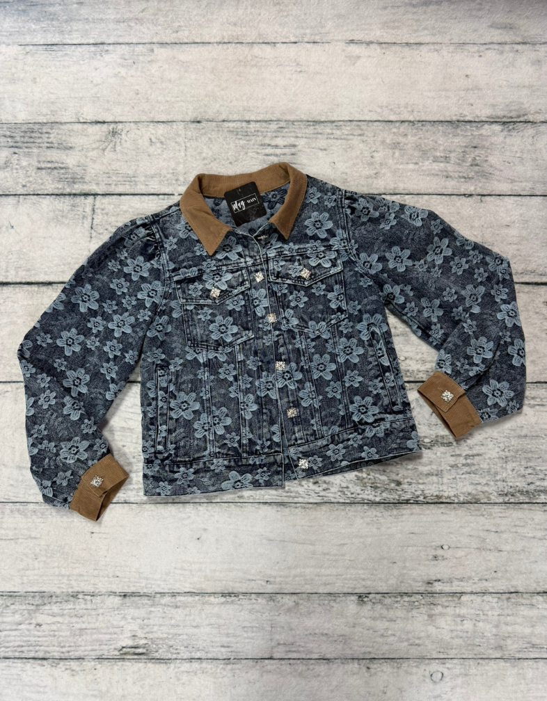 Floral Denim Jacket
