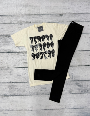 Black Bows Tee