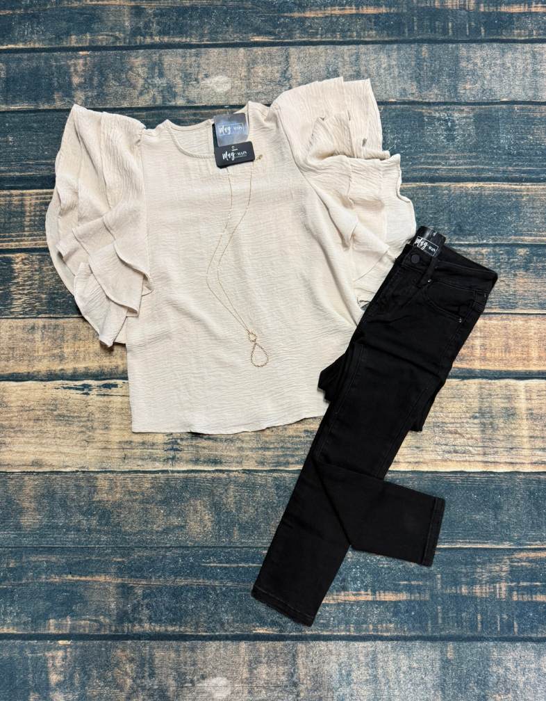 Ruffle Around Top