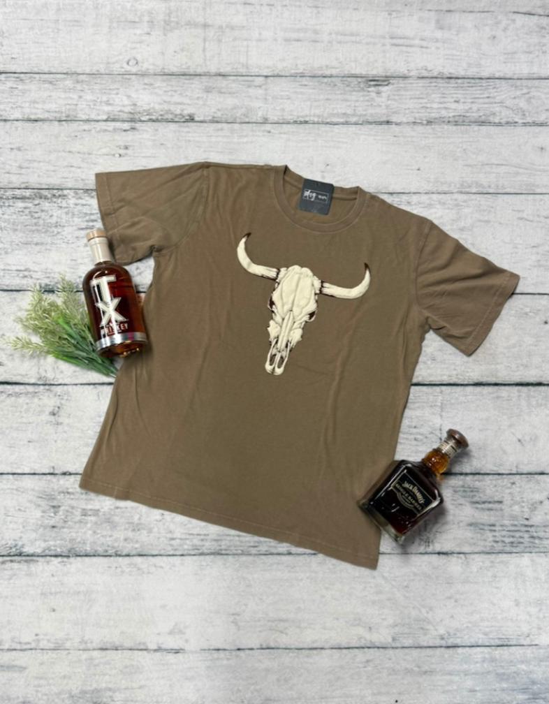 Longhorn Puff Tee