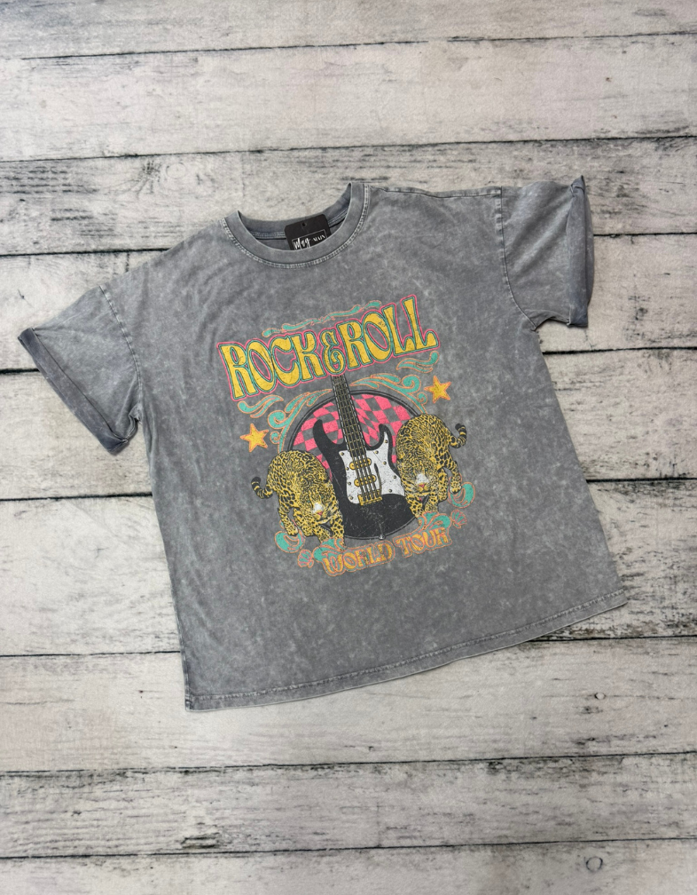 Rock & Roll Leopard Tee
