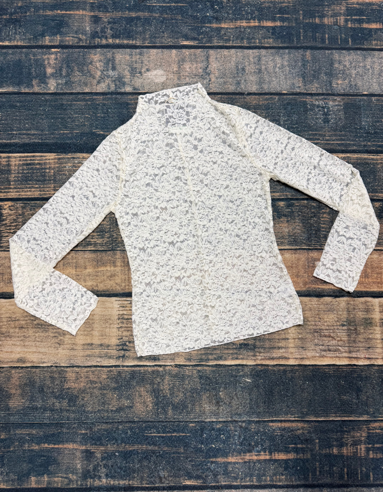 Ivory Lace Long Sleeve
