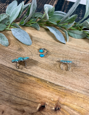 Turquoise Rings - Adjustable