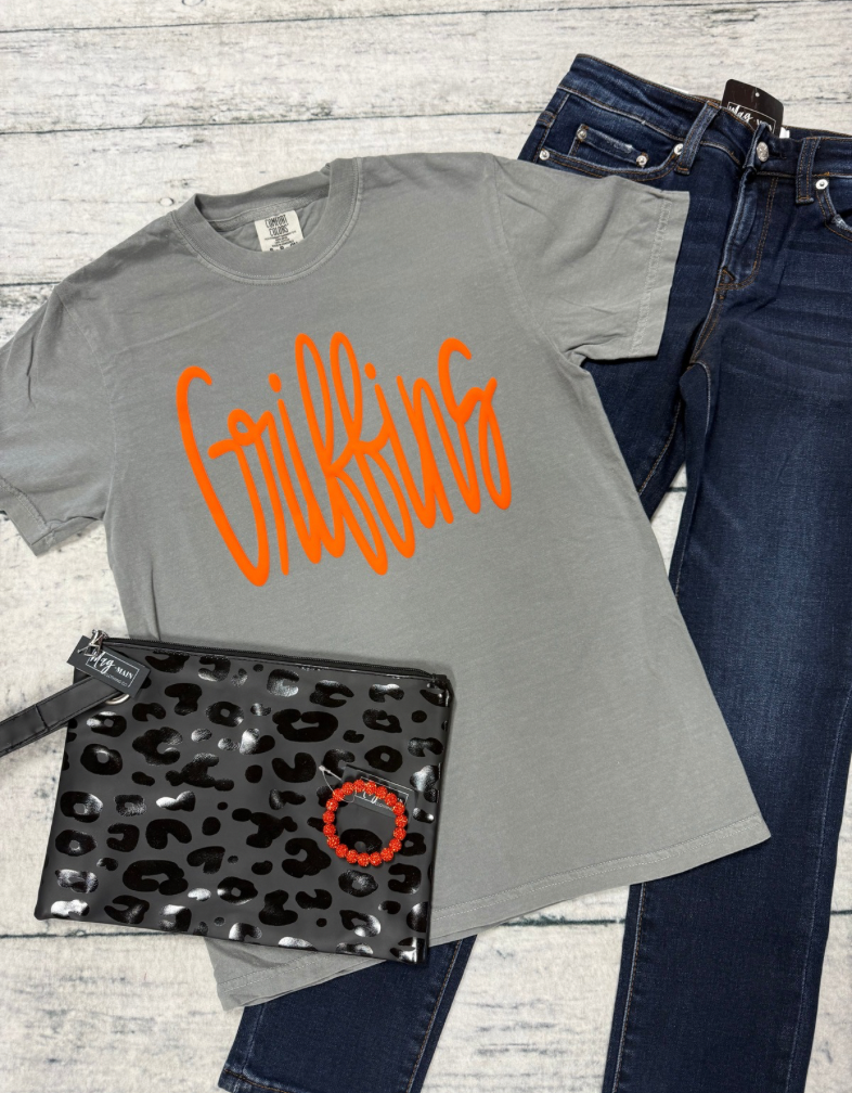 Cursive Griffins Tee