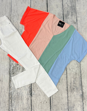 Spring Color Block Top